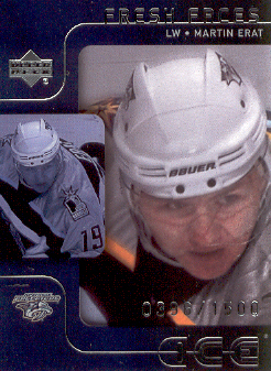 2001-02 Upper Deck Ice #59 Martin Erat RC