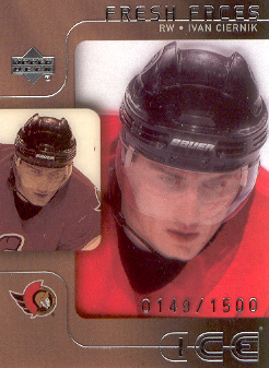 2001-02 Upper Deck Ice #63 Ivan Ciernik RC