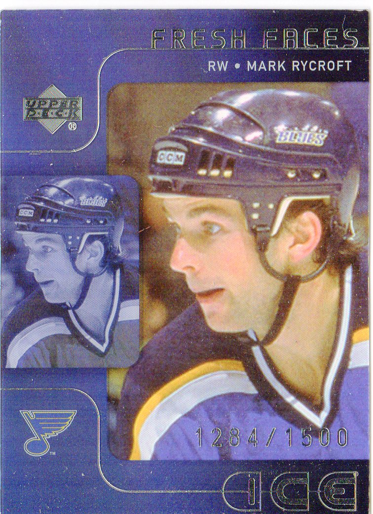 2001-02 Upper Deck Ice #68 Mark Rycroft RC