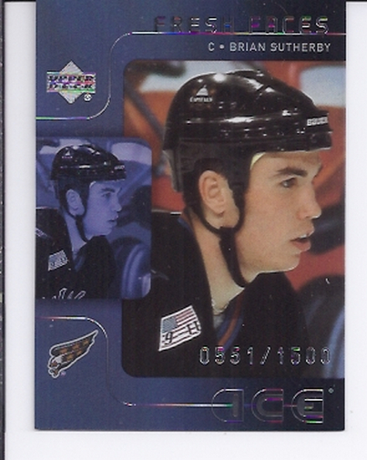 2001-02 Upper Deck Ice #72 Brian Sutherby RC