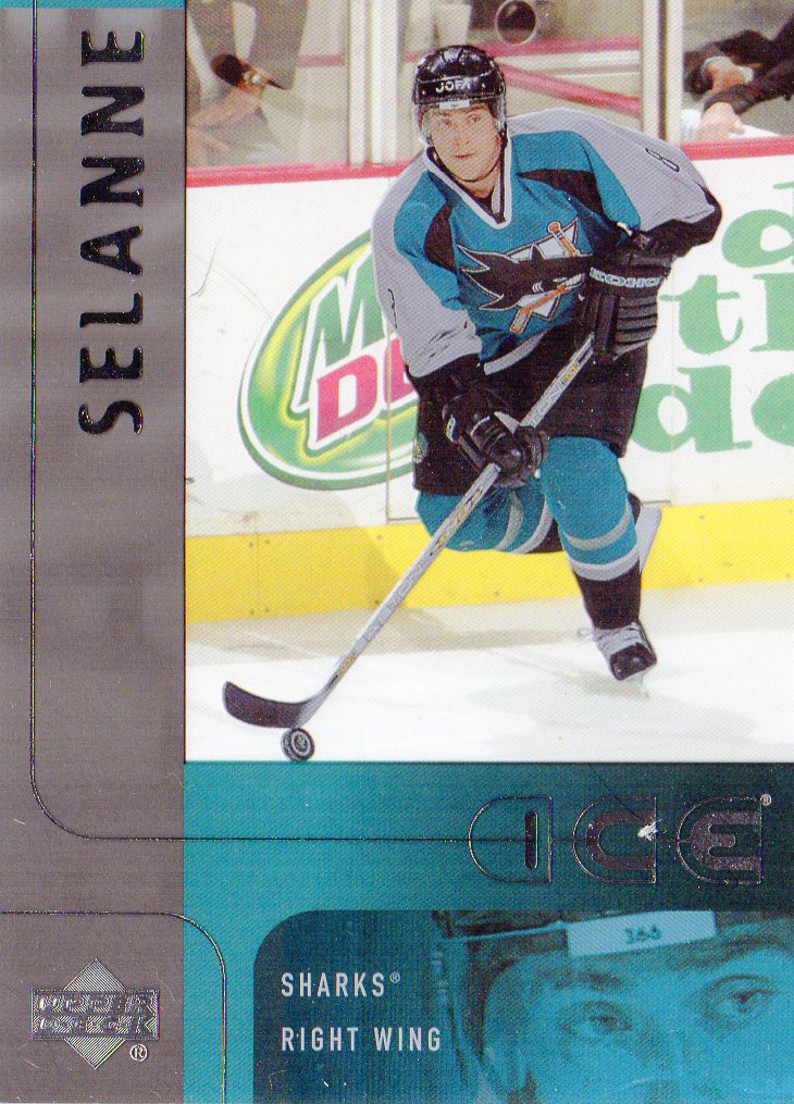 2001-02 Upper Deck Ice #115 Teemu Selanne