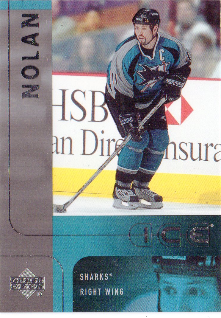 2001-02 Upper Deck Ice #116 Owen Nolan