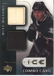 2001-02 Upper Deck Ice Jersey Combos #MM Mike Modano