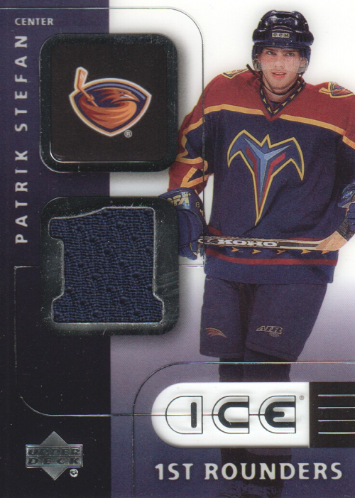 2001-02 Upper Deck Ice First Rounders Jerseys #FPS Patrik Stefan