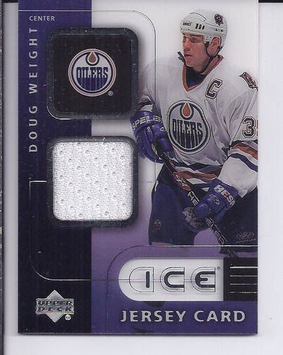 2001-02 Upper Deck Ice Jerseys #JDW Doug Weight