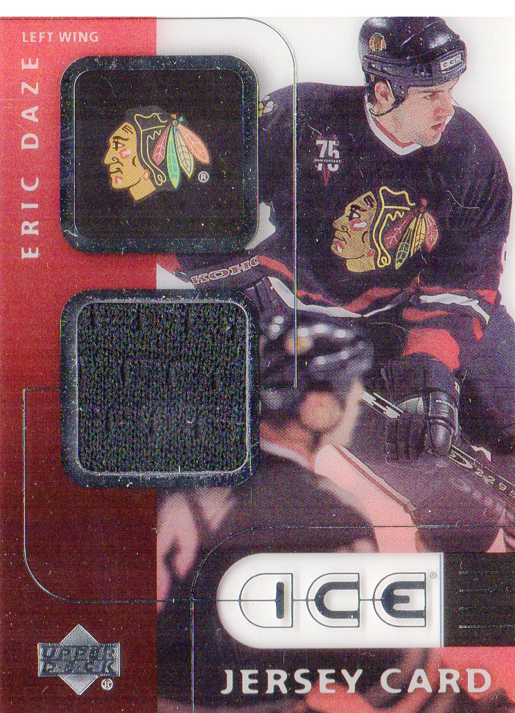 2001-02 Upper Deck Ice Jerseys #JED Eric Daze