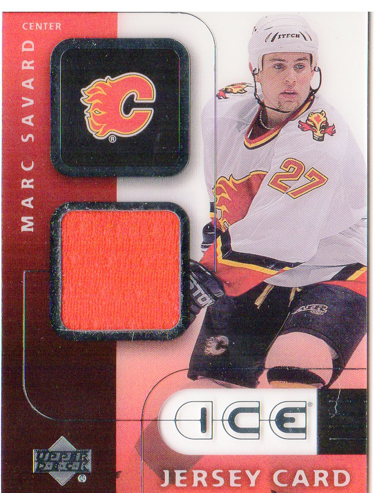 2001-02 Upper Deck Ice Jerseys #JMS Marc Savard