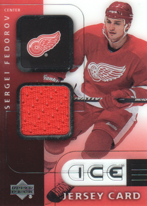 2001-02 Upper Deck Ice Jerseys #JSF Sergei Fedorov