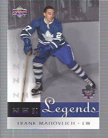 2001-02 Upper Deck Legends #58 Frank Mahovlich