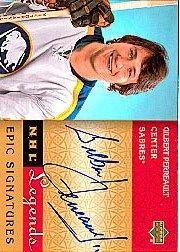 2001-02 Upper Deck Legends Epic Signatures #GP Gilbert Perreault