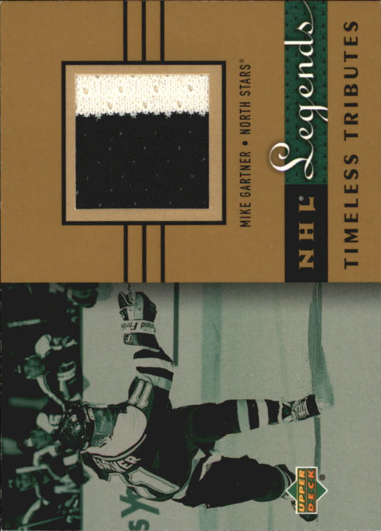 2001-02 Upper Deck Legends Timeless Tributes Jerseys #TTMG Mike Gartner