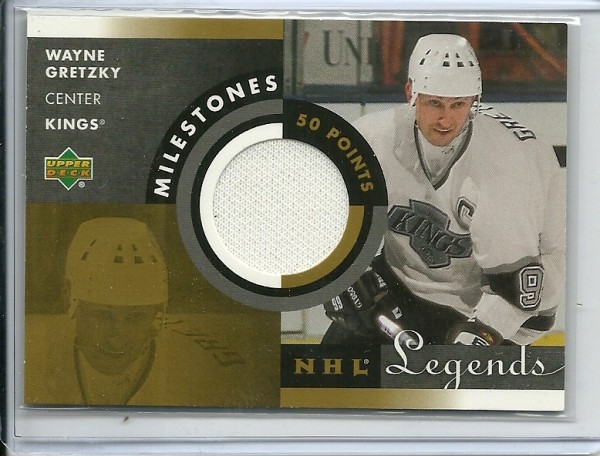2001-02 Upper Deck Legends Milestones Jerseys #MWG Wayne Gretzky