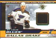 2001-02 Vanguard Memorabilia #28 Dallas Drake/Mike Eastwood
