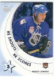 2002-03 BAP All-Star Edition He Shoots-He Scores Points #19 Mario Lemieux 3 pt.