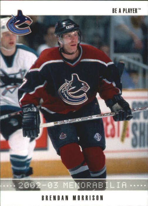 2002-03 BAP Memorabilia #6 Brendan Morrison
