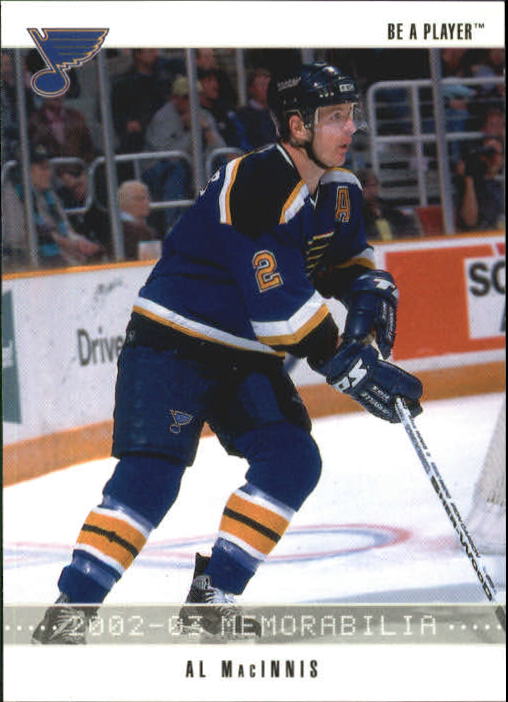 2002-03 BAP Memorabilia #12 Al MacInnis