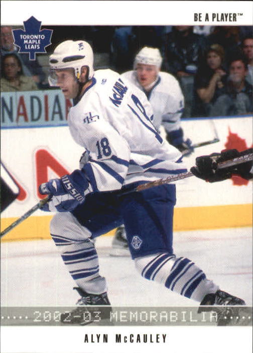 2002-03 BAP Memorabilia #38 Alyn McCauley