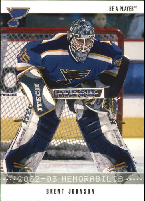 2002-03 BAP Memorabilia #42 Brent Johnson
