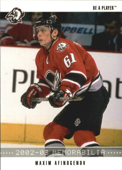 2002-03 BAP Memorabilia #55 Maxim Afinogenov