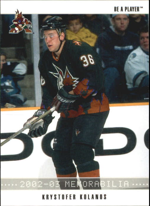 2002-03 BAP Memorabilia #78 Krystofer Kolanos