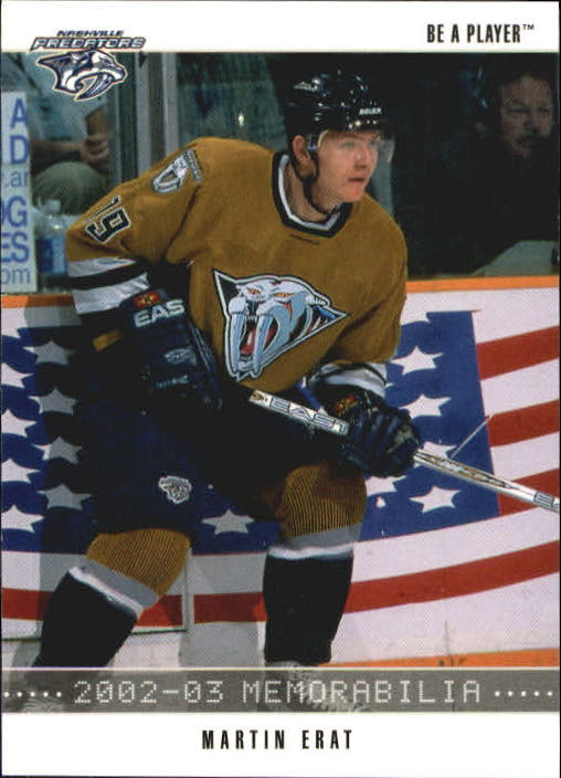 2002-03 BAP Memorabilia #91 Martin Erat