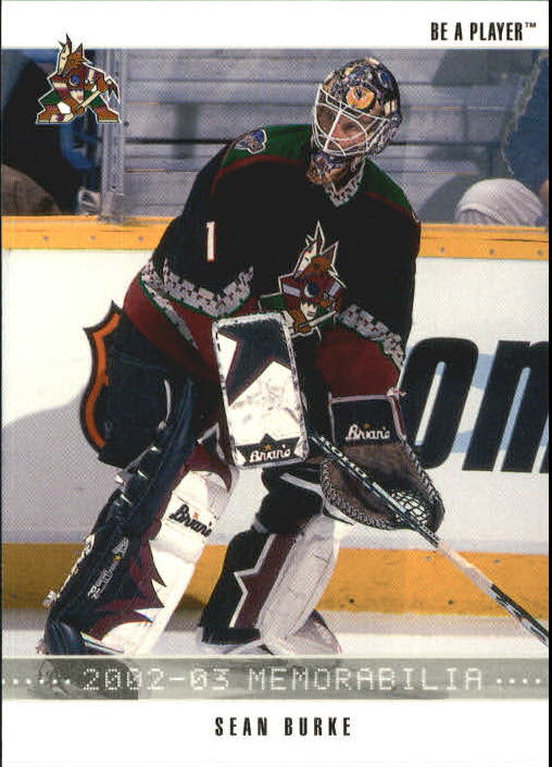 2002-03 BAP Memorabilia #110 Sean Burke