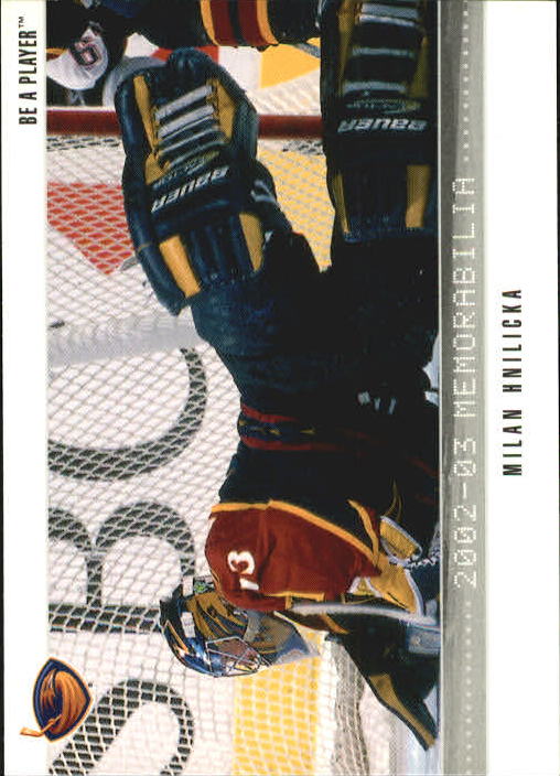 2002-03 BAP Memorabilia #124 Milan Hnilicka