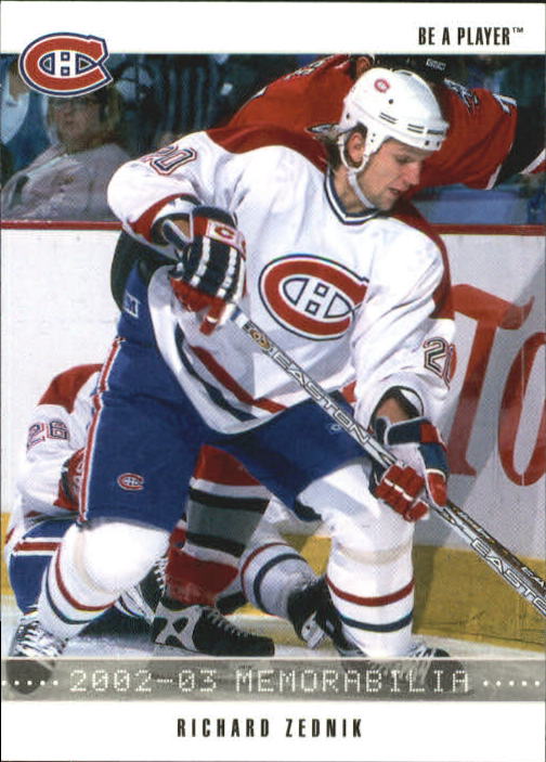 2002-03 BAP Memorabilia #127 Richard Zednik