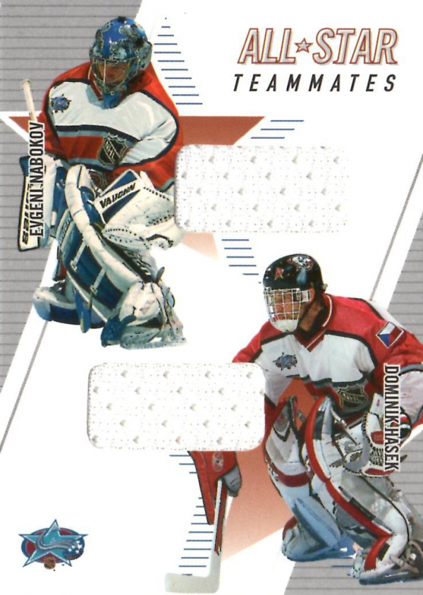 2002-03 BAP Memorabilia All-Star Teammmates #AST23 Evgeni Nabokov/Dominik Hasek
