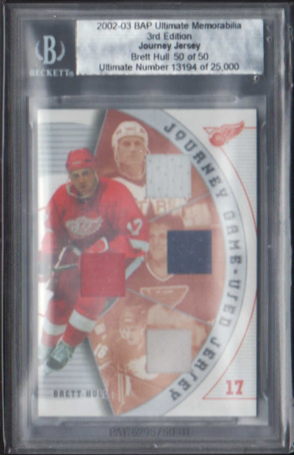 2002-03 BAP Ultimate Memorabilia Journey Jerseys #4 Brett Hull