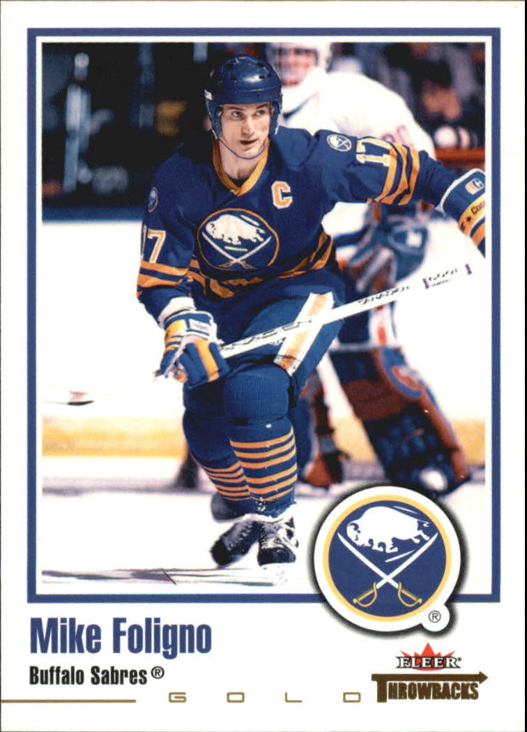 2002-03 Fleer Throwbacks Gold #4 Mike Foligno