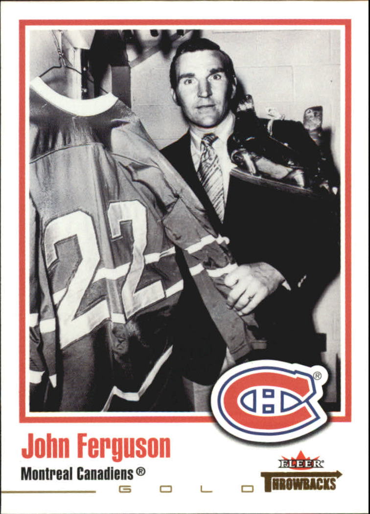 2002-03 Fleer Throwbacks Gold #48 John Ferguson