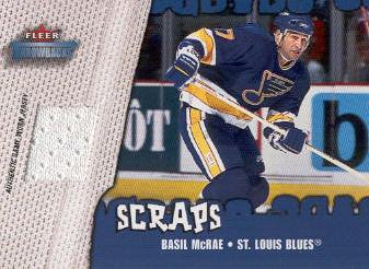 2002-03 Fleer Throwbacks Scraps #1 Basil McRae