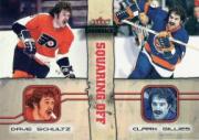 2002-03 Fleer Throwbacks Squaring Off #2 Dave Schultz/Clark Gillies