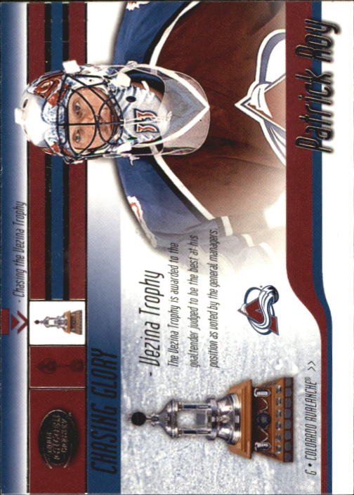 2002-03 Pacific Calder Chasing Glory #3 Patrick Roy
