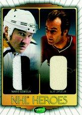 2002-03 Parkhurst Heroes #NH7 Mario Lemieux/Guy Lafleur