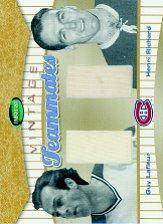 2002-03 Parkhurst Vintage Teammates #VT9 Guy Lafleur/Henri Richard