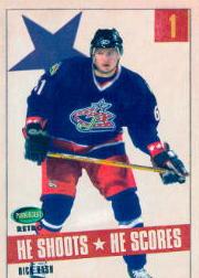 2002-03 Parkhurst Retro He Shoots He Scores Points #5 Rick Nash 1 pt.