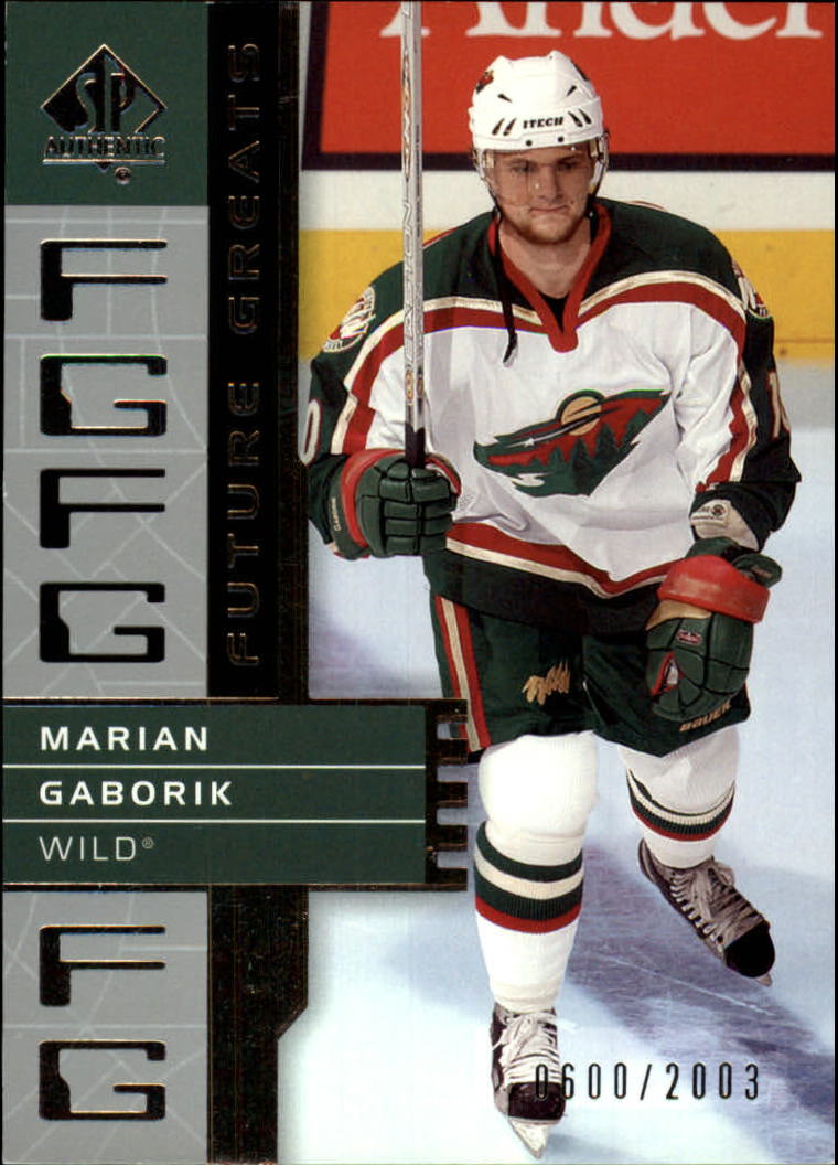 2002-03 SP Authentic #119 Marian Gaborik FG
