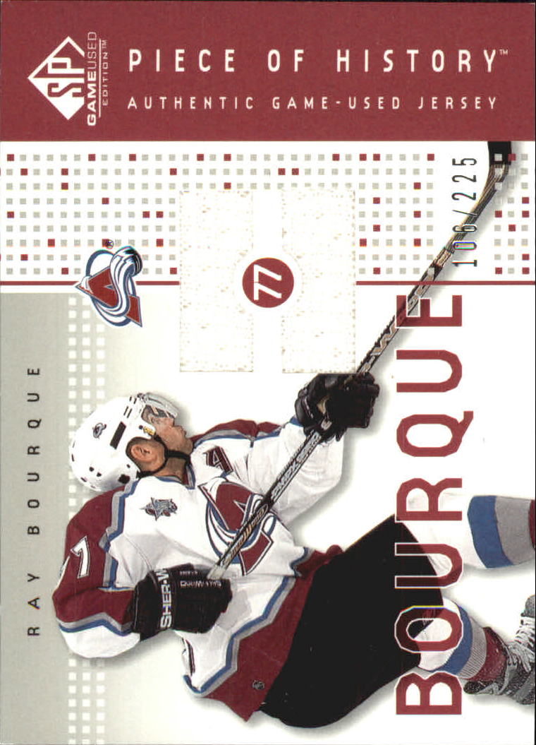 2002-03 SP Game Used Piece of History #PHBQ Ray Bourque