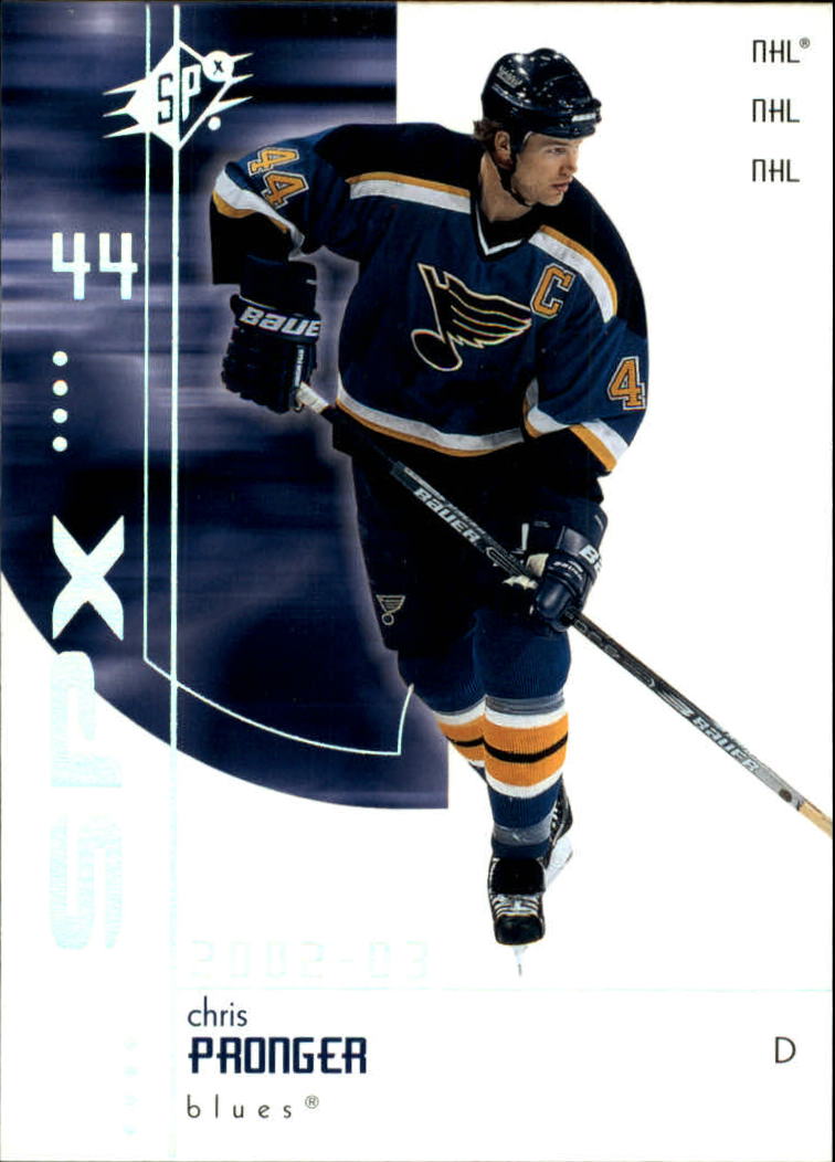 2002-03 SPx #65 Chris Pronger