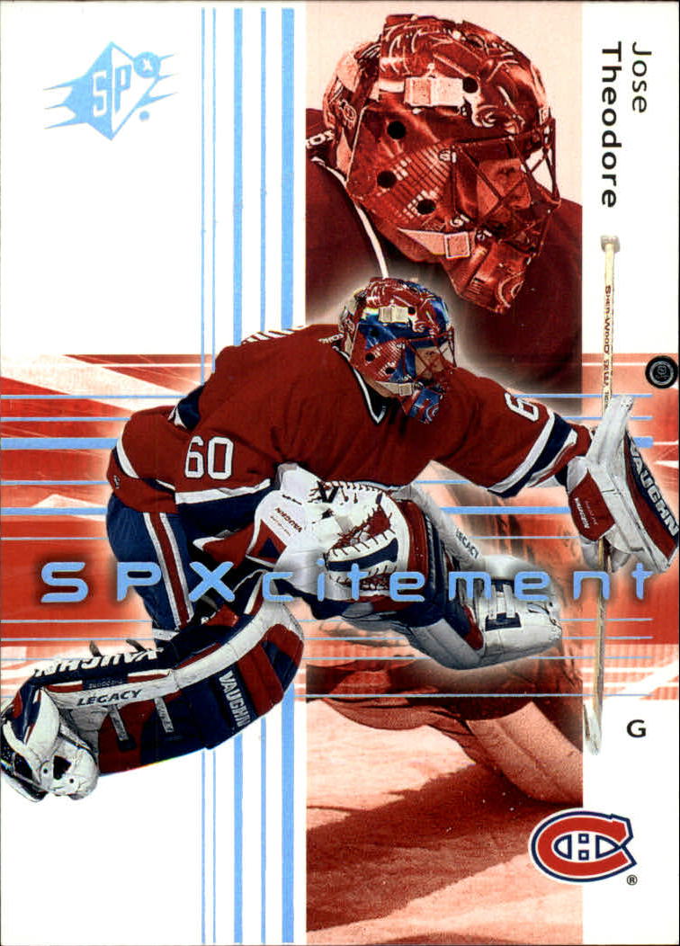 2002-03 SPx #92 Jose Theodore