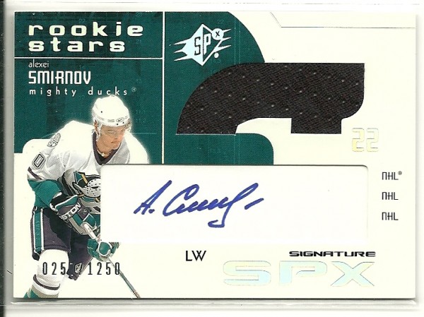 2002-03 SPx #146 A.Smirnov JSY AU/1250 RC