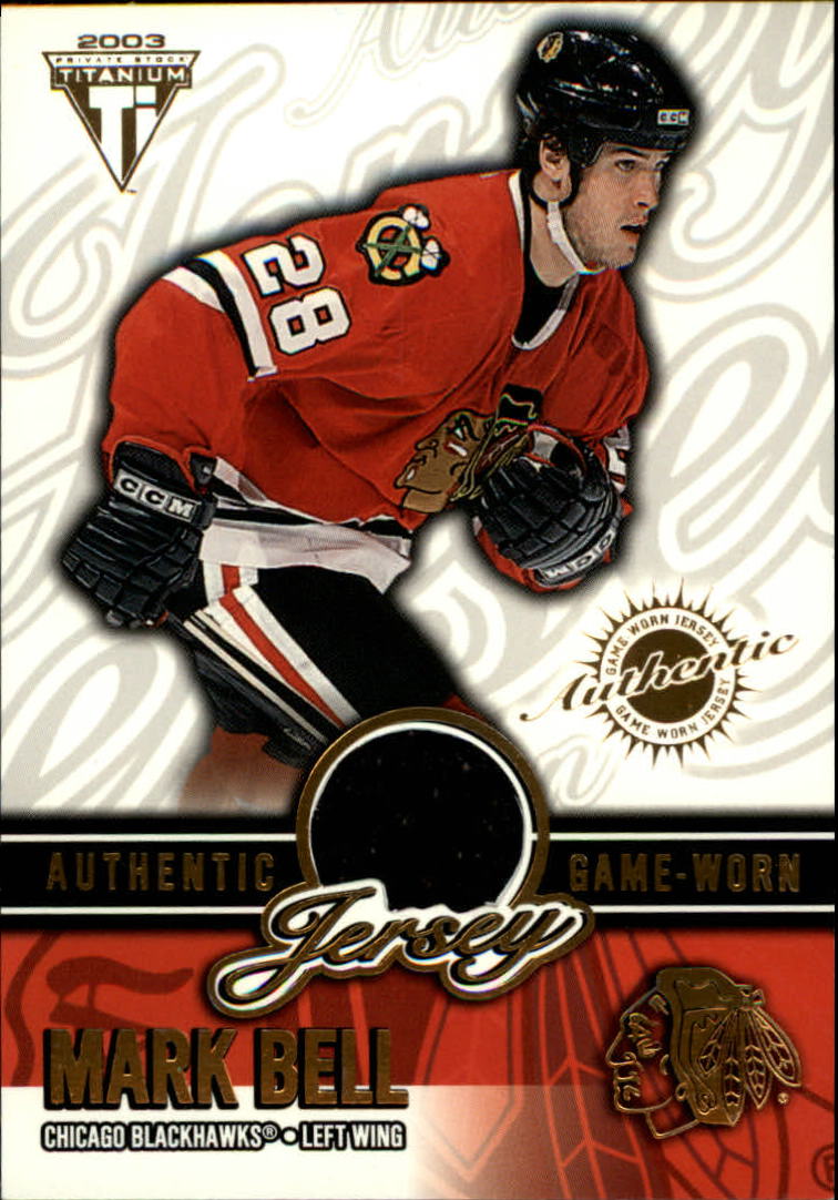 2002-03 Titanium Jerseys #13 Mark Bell/957