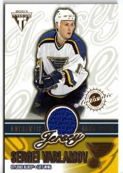 2002-03 Titanium Jerseys #60 Sergei Varlamov/1152