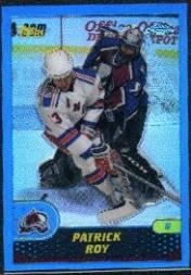 2002-03 Topps Chrome Patrick Roy Reprints Refractors #14 Patrick Roy/2001-02 Topps
