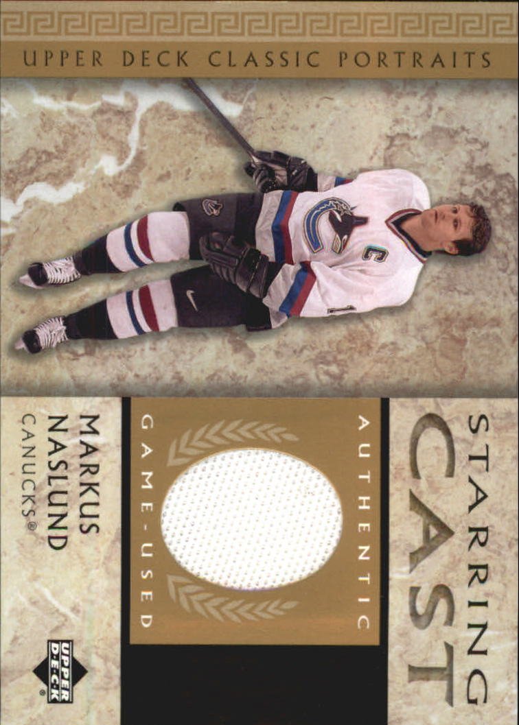 2002-03 Upper Deck Classic Portraits Starring Cast #CMN Markus Naslund