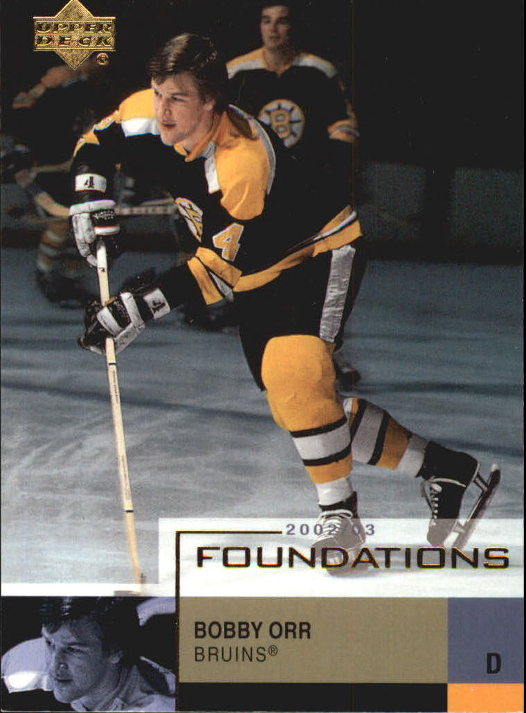 2002-03 UD Foundations #4 Bobby Orr