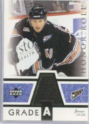 2002-03 Upper Deck Honor Roll Grade A Jerseys #GAJJ Jaromir Jagr