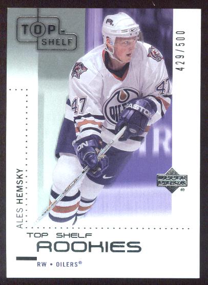 2002-03 UD Top Shelf #128 Ales Hemsky RC